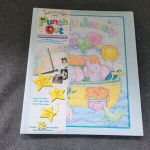 Amscan Punch-Out Photo Album Mini Scrapbook New!